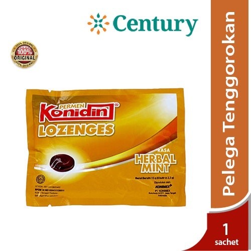 

Konidin Lozenges Herbal / Permen untuk Tenggorokan Lega & Napas Segar