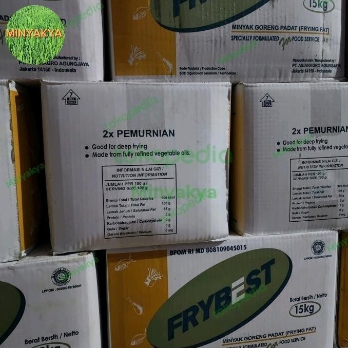 

BIG SALE MINYAK PADAT FRYBEST 15KG !!!!!