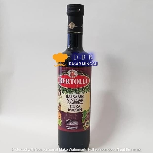 

READY STOCK BERTOLLI BALSAMIC VINEGAR 500ML DRESSING SALAD CUKA MAKAN !!!!!