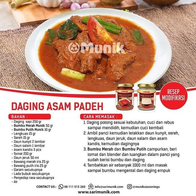 

lge Bumbu Dasar Merah Munik - 245 gr