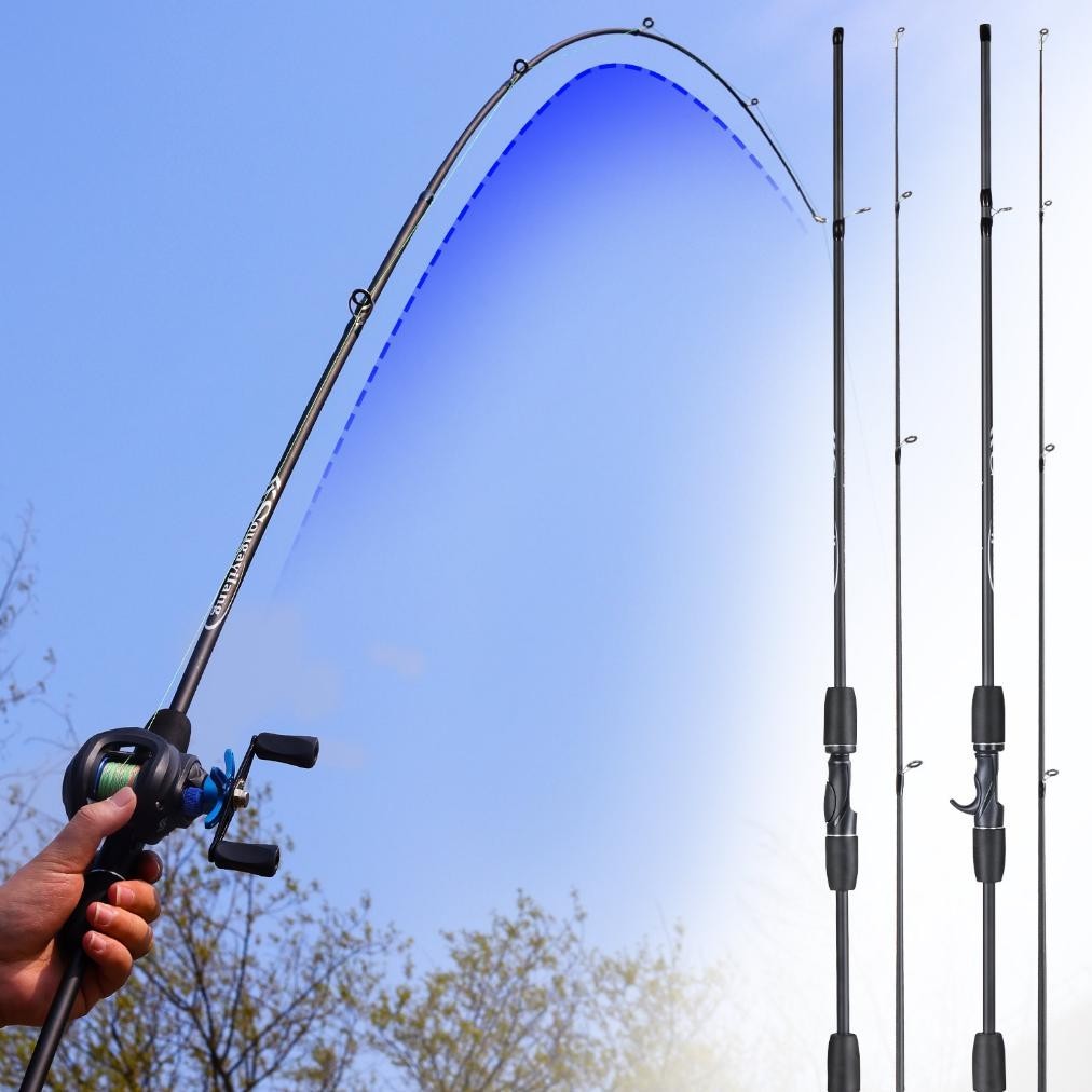 dgh-43 Sougayilang Joran Pancing Full Set 1.8M 5-10LB 7.2:1 Joran BC Set Reel BC Joran UL Carbon  Pa
