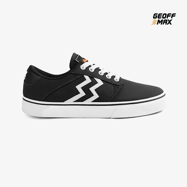 Geoff Max - Gavin Black White STZ | Sepatu Pria Wanita Sneakers Casual Sekolah Kuliah