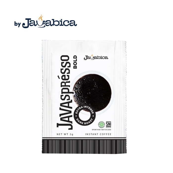 

Espresso Instan Javabica - Javaspresso Bold 2 Gram X 1000 Sachet