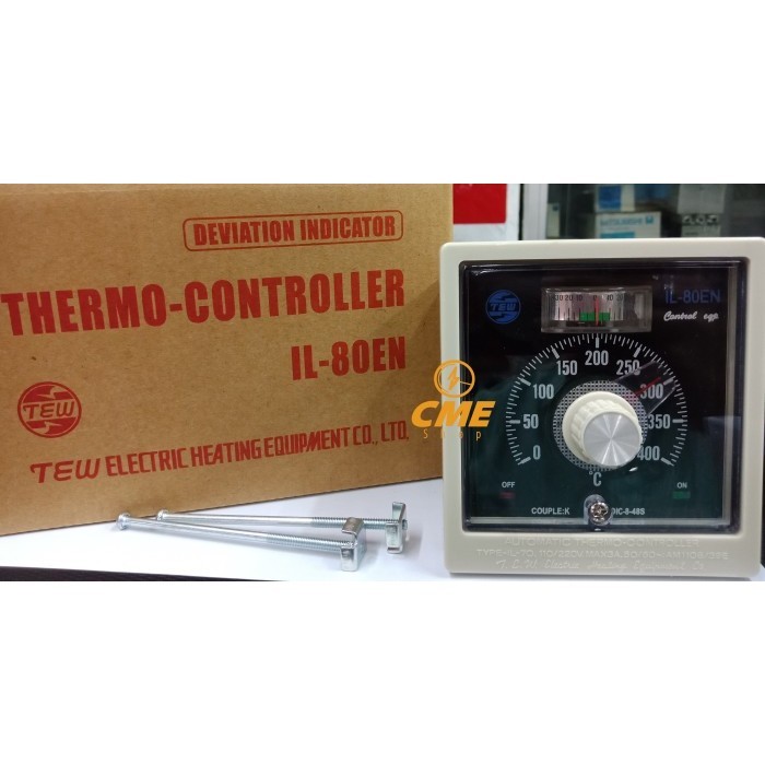 THERMO CONTROLLER TEW TEMPERATURE CONTOL IL-80EN 110/220V 3A ORI NEW