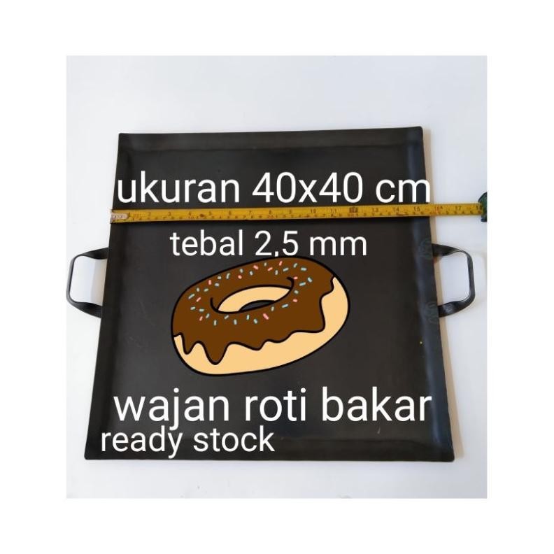 [PROMO] WAJAN ROTI WAJAN MARTABAK BAKARAN ROTI PANGGANGAN ROTI WAJAN BAJA WAJAN DATAR WAJAN 40X40 BA