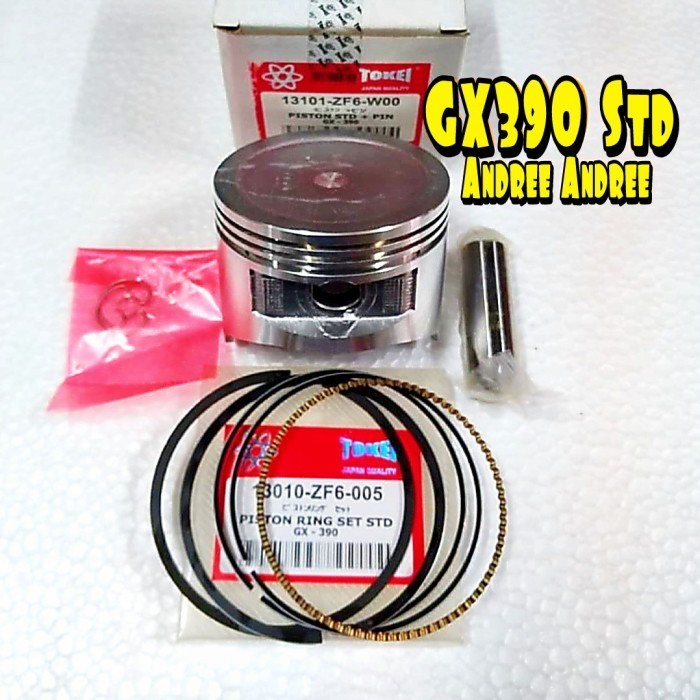 @=@=@=@=] GX390 Std Piston Ring Pen Circlip Assy Honda GX-390 GX 390 000 Tokei