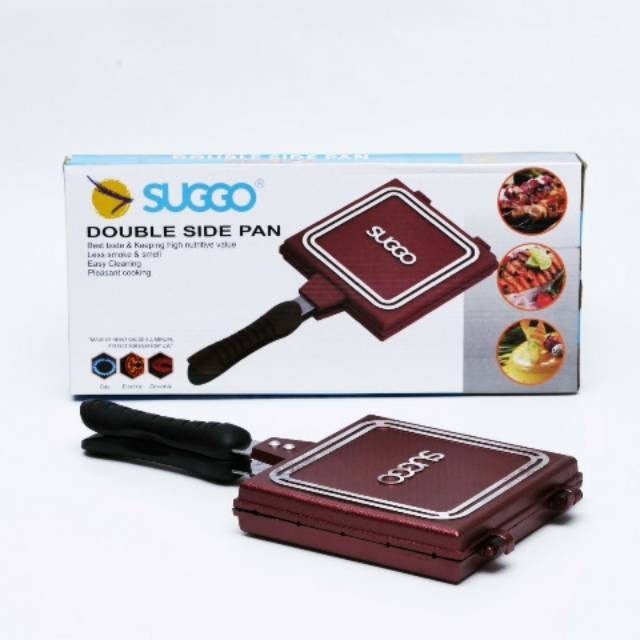#####] Cetakan Kue Sate Waffle Double Side Pan / Panggangan Double Pan Suggo