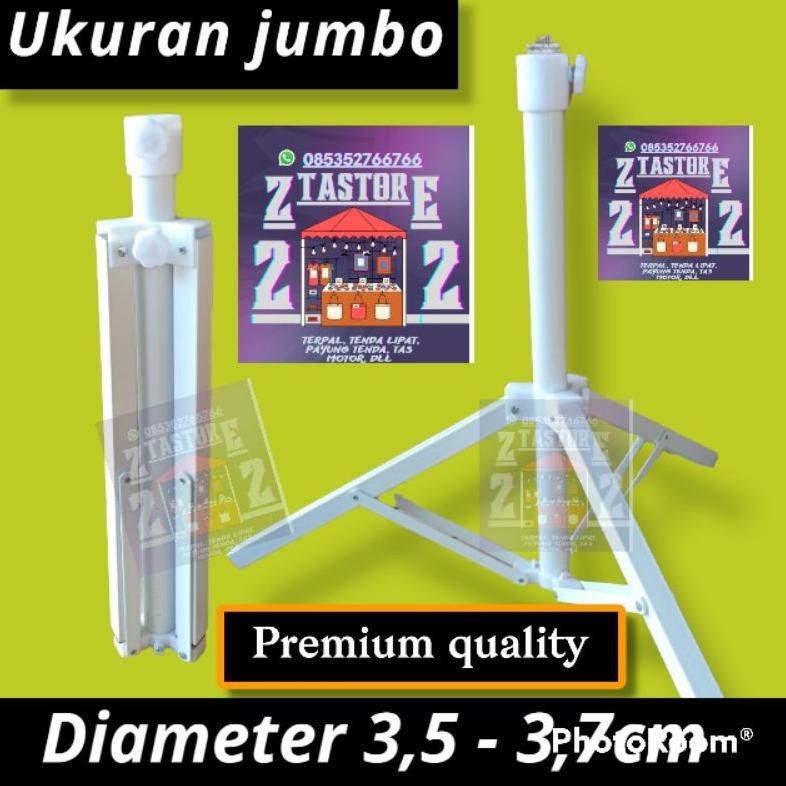 Murah Kaki Penyangga Payung Tenda Jumbo Premium Tatakan Tripod Payung Pantai Bazar Cafe Zta BisaCod
