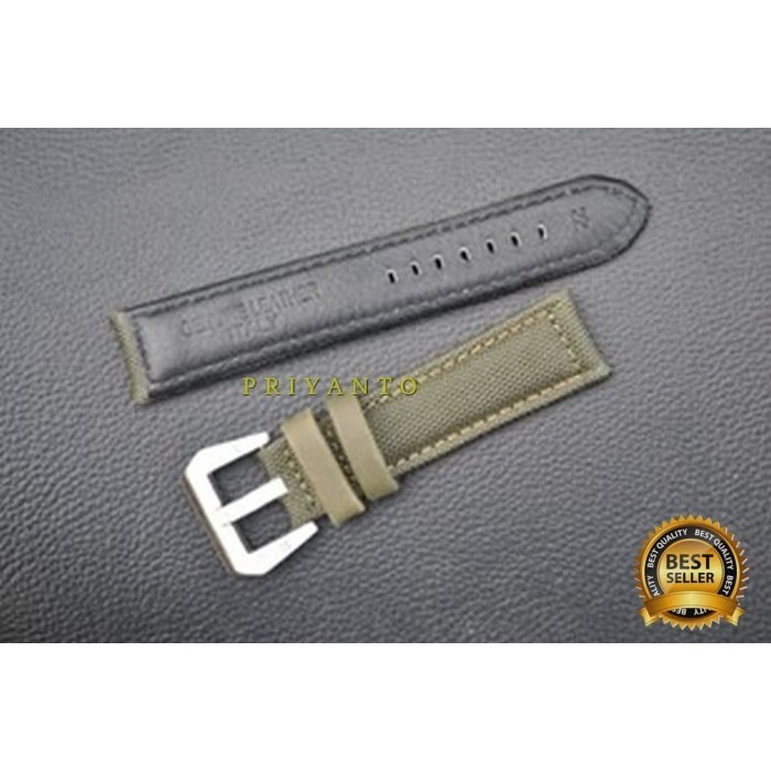STRAP TALI CANVAS ORIGINAL 22-26MM JAM TANGAN KANVAS CANVAS KULIT ORI TERBATAS