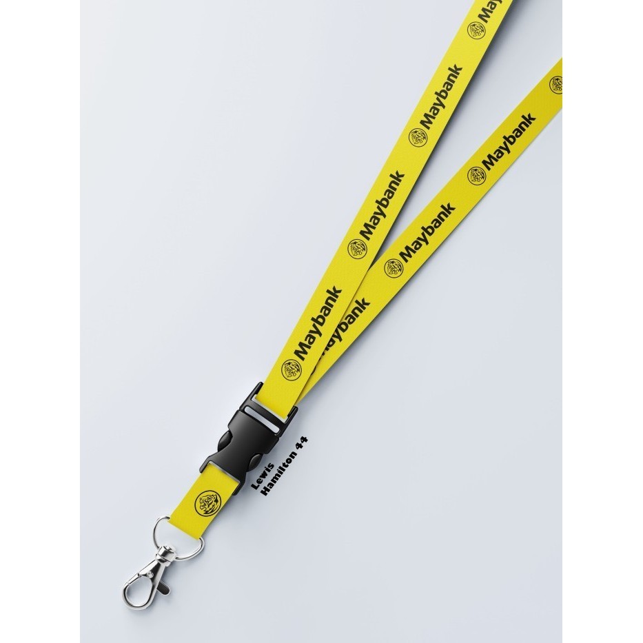 

Lanyard May bank Satuan Custom Dua Sisi Gantungan Kunci