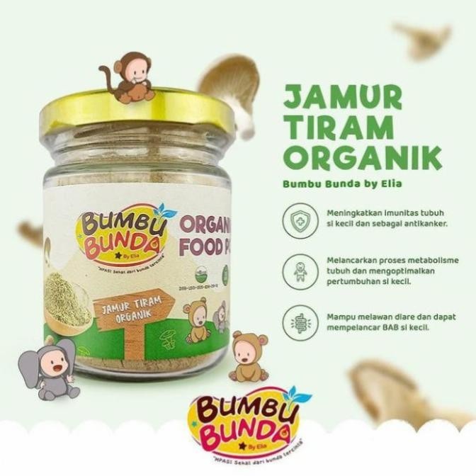 

Bumbu Bunda ELIA Mpasi Kaldu JAMUR Best Seller Organic Food Powder TF