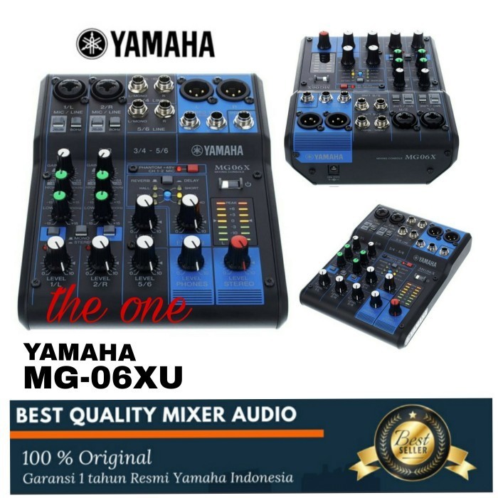 MIXER YAMAHA MG 06X ORIGINAL / MIXER AUDIO YAMAHA MG06X 6 CHANNEL