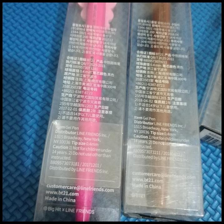 

HOT DEAL BT21 GEL PEN OFFICIAL !!!!!!