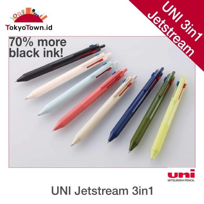 

Uni Ball Jetstream Multi Color Ballpoint Tri-Color Import