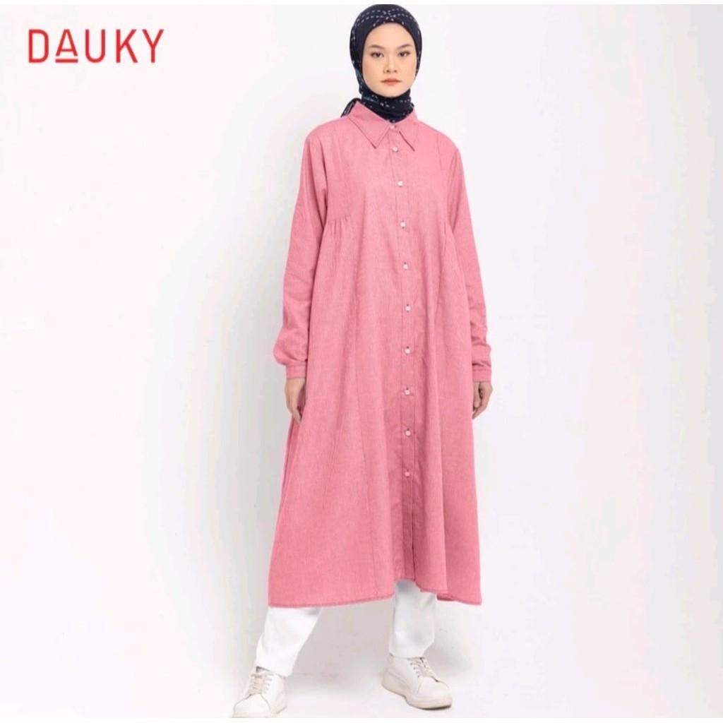 Dauky Tunik Non Kaos Dewasa Polos M Dress Katun Houndstooth