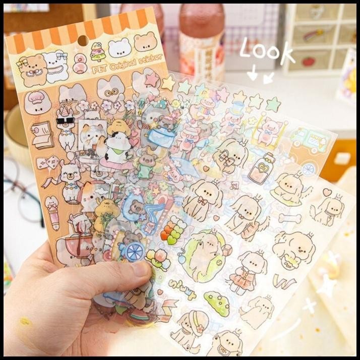 

DISKON TOPER STIKER MOTIF KARTUN KOREA LUCU ANTI AIR ISI 8 LEMBAR DEKORASI !!!!!!