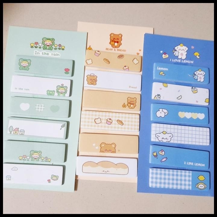 

GRATIS ONGKIR 120 LBR STICKY NOTE CUTE !!