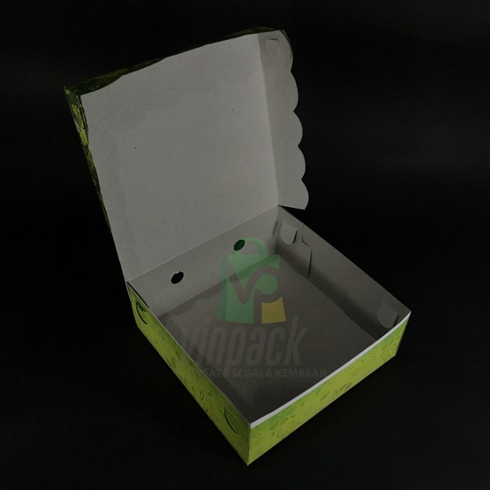 Box/Dus Motif Kotak Nasi/Box Kotak Nasi Motif Selametan Uk 22, 25Pcs