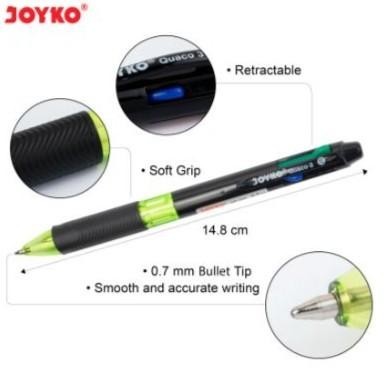 

Pulpen Pen 4 warna 0,7mm / Pack isi 12 pcs (merah,biru,hijau,hitam) Import