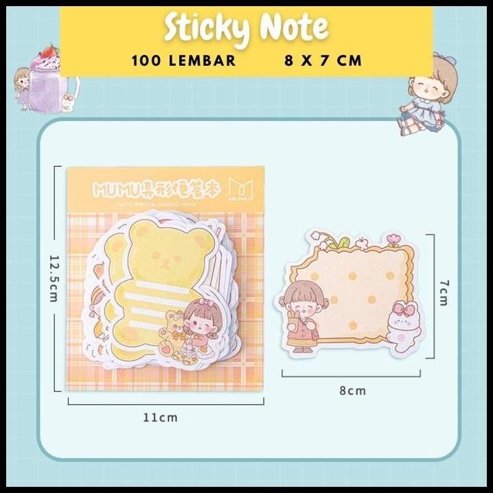 

TERMURAH STICKY NOTE MEMO PAD KERTAS MEMO TEMPEL NOTE PAD ST0039 !!!