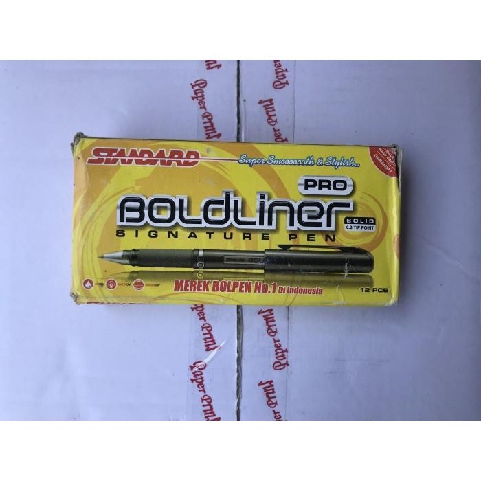 

Pulpen Boldliner Pro Standart 0.8 ORIGINAL Pen Import