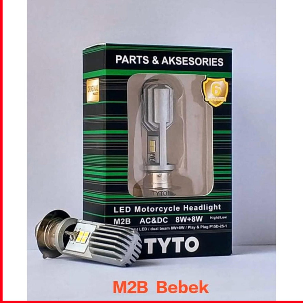 Lampu Led Motor Ayoto Tyto M2A H6 (Putih) Untuk Matic Dan Bebek