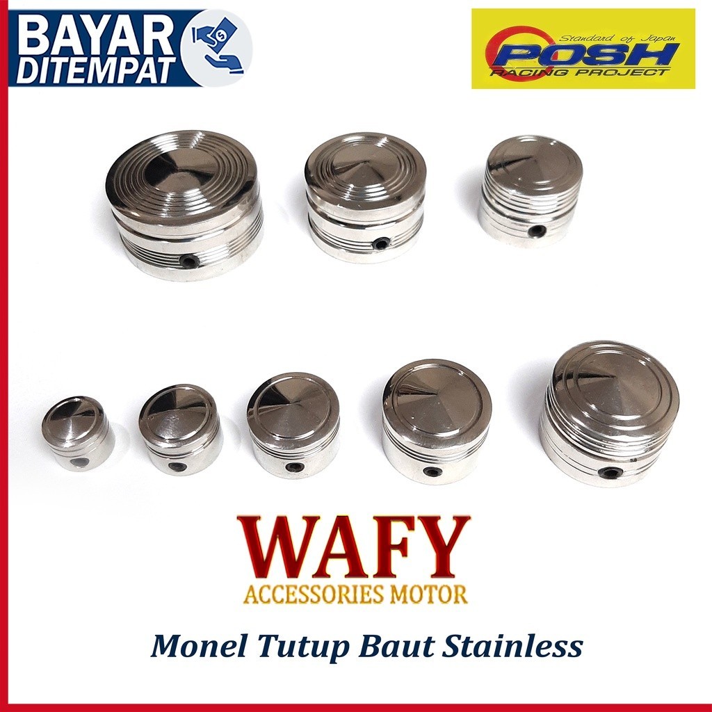 Monel Tutup Baut Variasi - Monel Stainless Baut 8 10 12 14 17 19 22 24