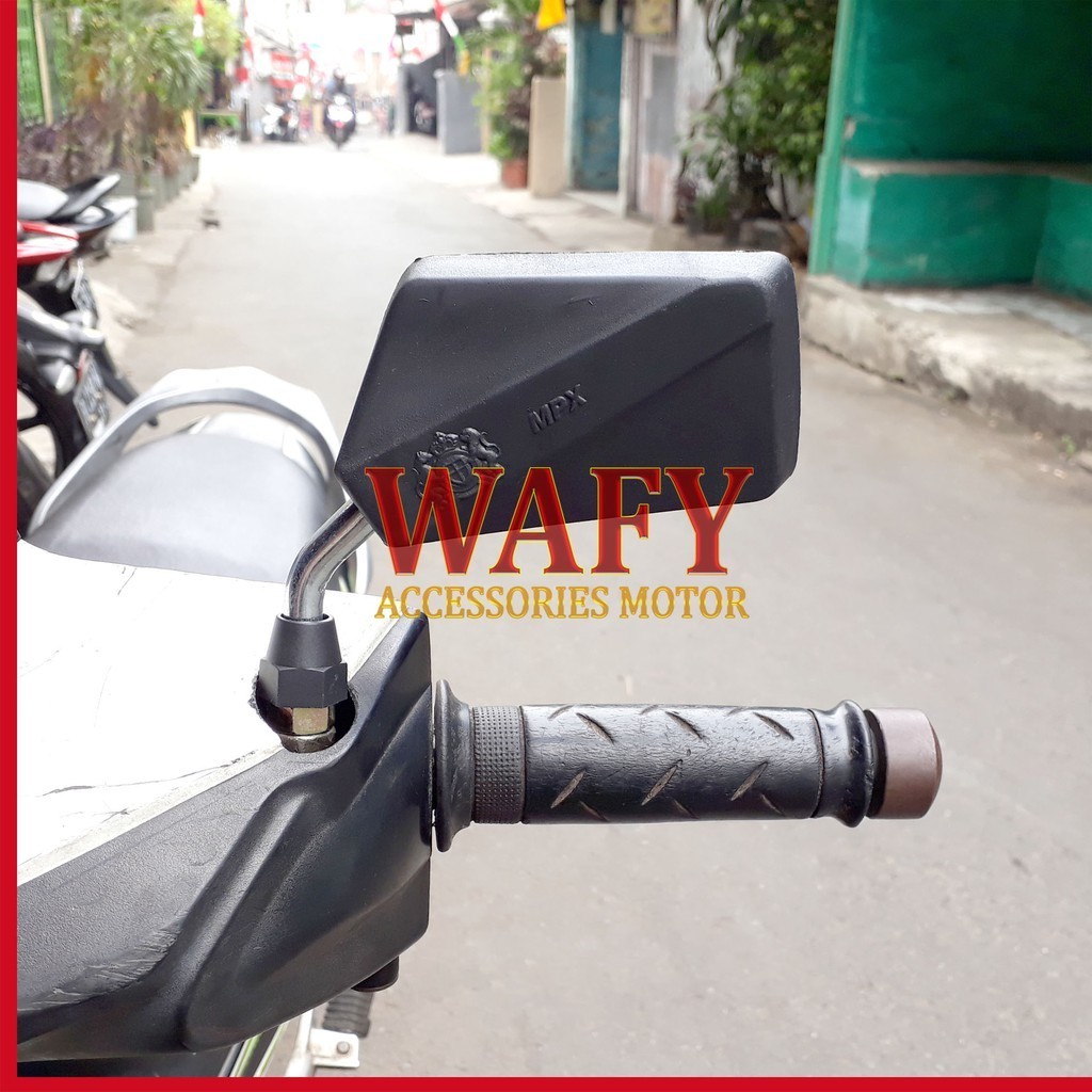 Kaca Spion Kotak Rx King Gagang Pendek - Kaca Spion Rx King Mini