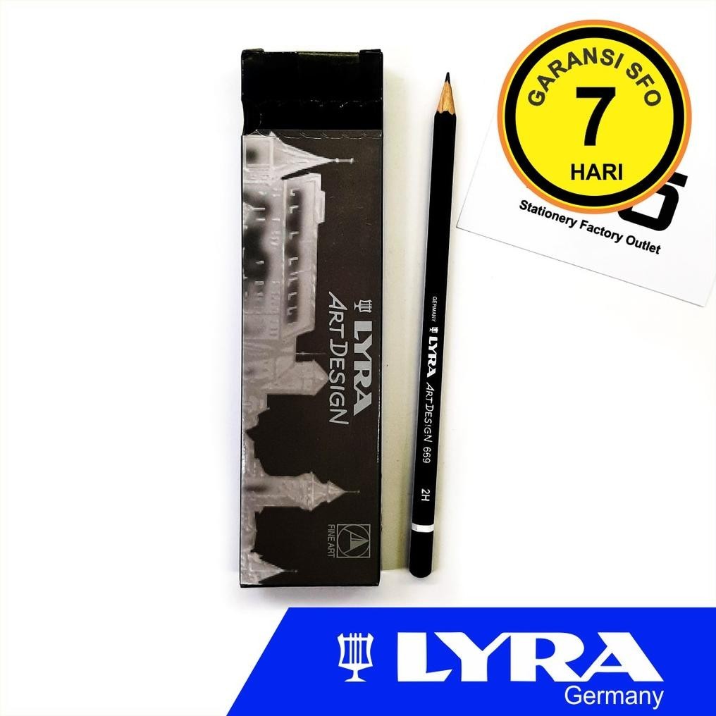 

Pensil Lyra Art Design 669 2H - Graphite Pencil 2H