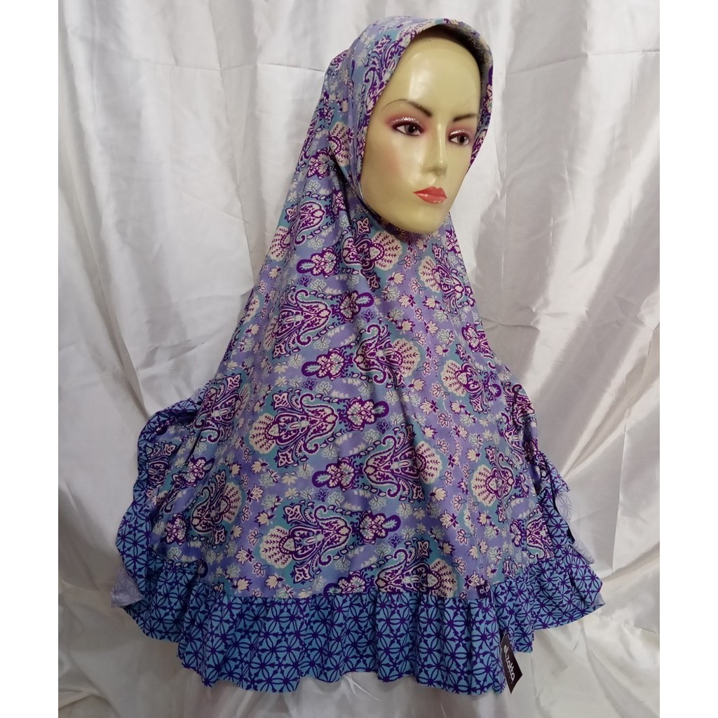 Elzatta Kerudung Dewasa Motif Hijab Jilbab Bergo Instan Zahra M Ravezi