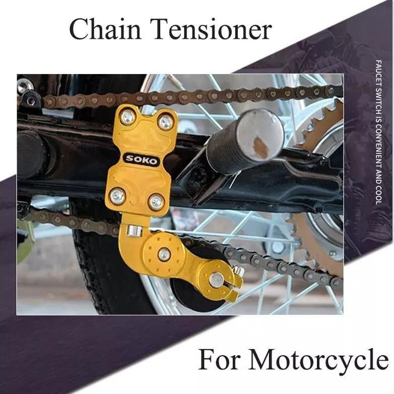 Original Stabilizer Rantai  Tebal - Tensionel Rantai - Stabilizer Lantai Untuk Motor Laki Vixion Dll
