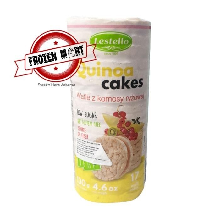 

LESTELLO Quinoa Cakes Gluten Free / Snack Sehat Vegetarian 130Gr Kualitas Terbaik