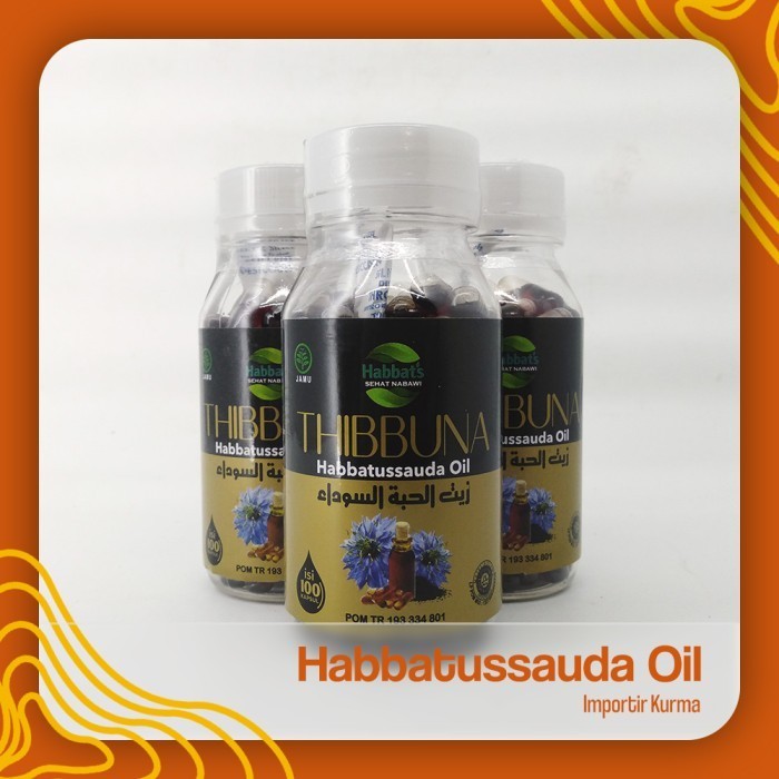 yang dicari@@@@] Thibbuna Habbatussauda Oil / Minyak Thibbuna Habbatussauda 100 Kapsul