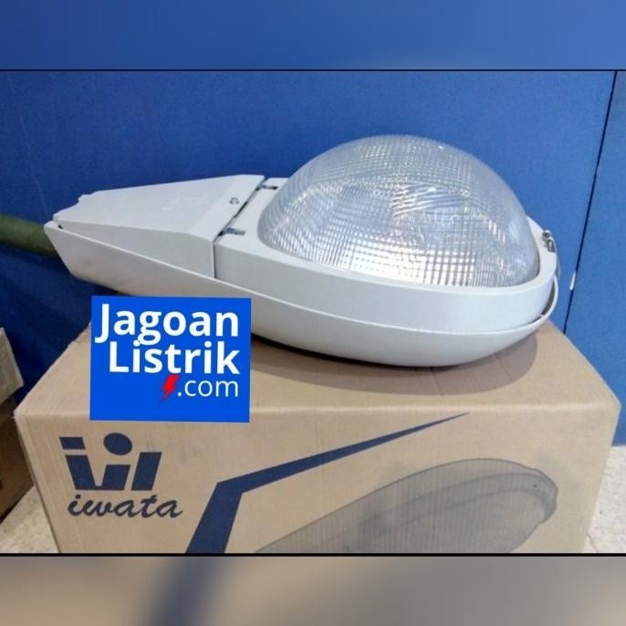 TERBARU - Kap Lampu Jalan PJU merk Iwata dengan Fitting Lampu E40 (Tanpa Lampu)