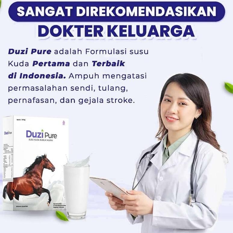 

Sendi Sehat Dengan Duzi Pure Susu Kuda Asli Bubuk Herbal Original Free Ongkir Bisa Cod