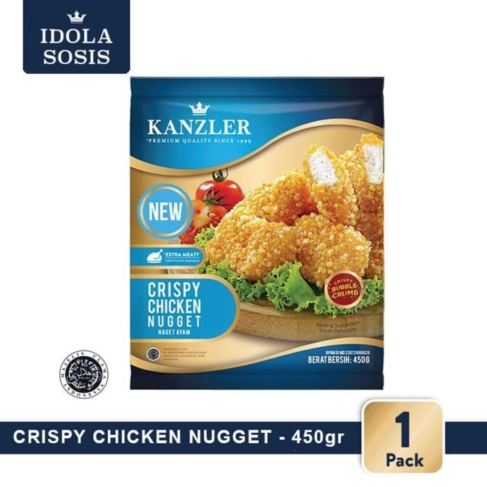 

paling diminati] kanzler crispy chicken nugget 450gr