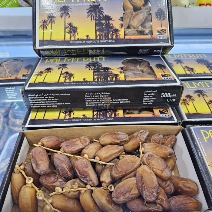 

,,,,,,,] Kurma Deglet Nour Palmfrutt 500gr