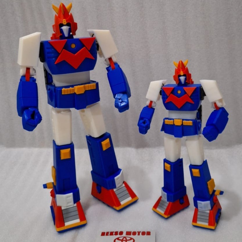 3D Print Action Figure Voltus Voltes V Not Gundam D187