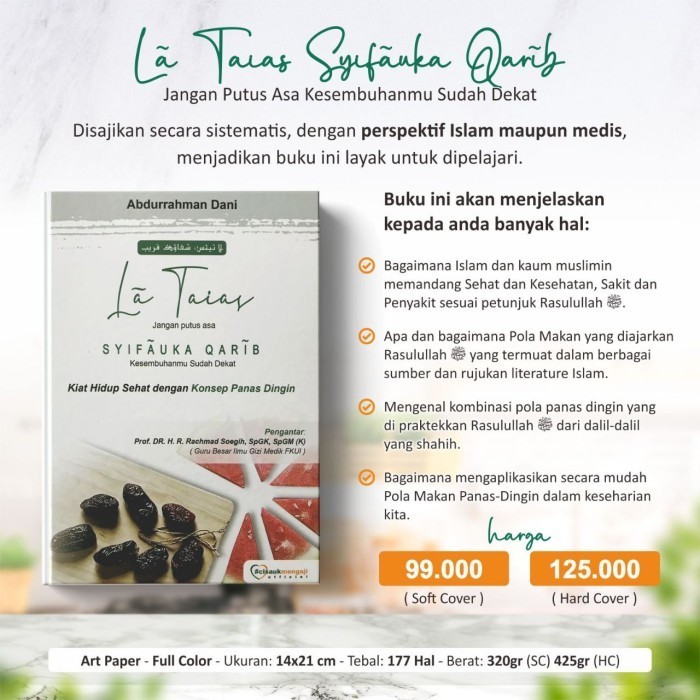 

Buku La Taias Kiat Hidup Sehat Konsep Hidup Panas Dingin Softcover