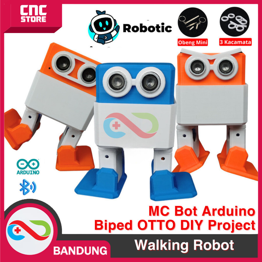 MC BOT ARDUINO BIPED OTTO DIY PROJECT WALKING ROBOT