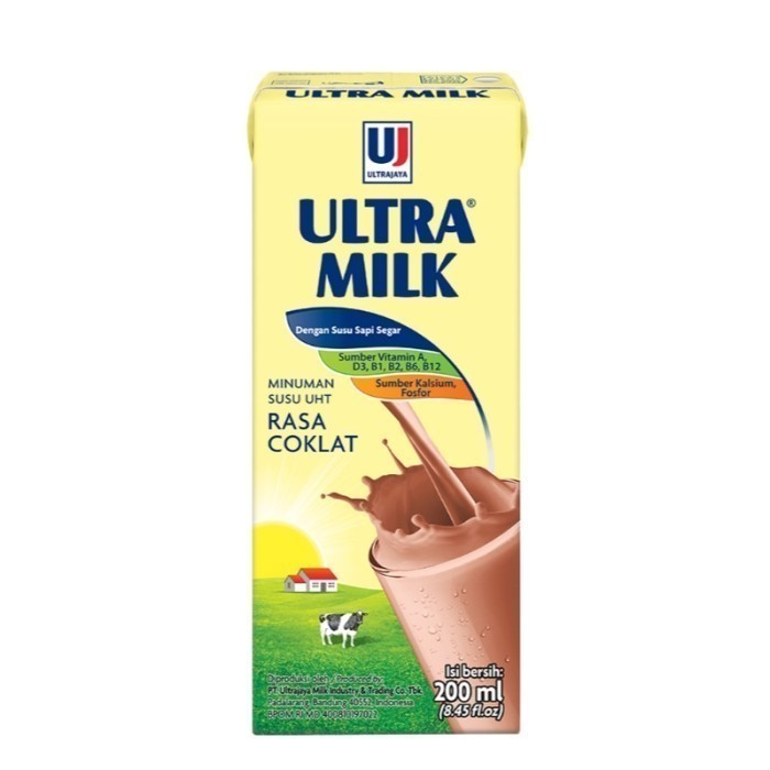 

ULTRA MILK Susu UHT Coklat 200 ml