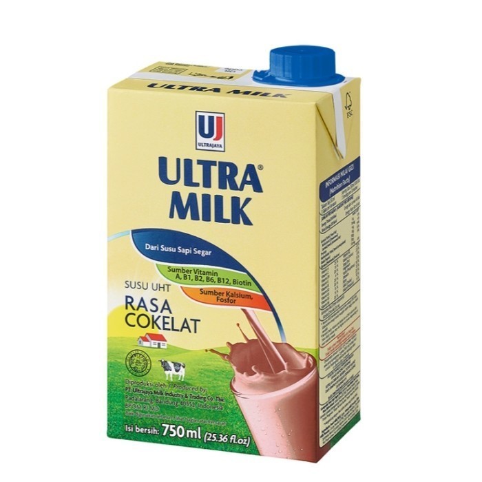 

ULTRA MILK Susu UHT Cokelat 750 ml