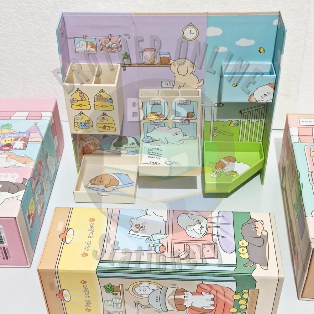 

df-7 BOS Kotak Pensil Karton Rak Berdiri Tingkat/Pencil Case/Pencil Box Terlaris