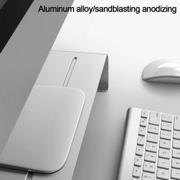 Stand Monitor Imac Pc Alas Dudukan Komputer Standing Rak Alumunium
