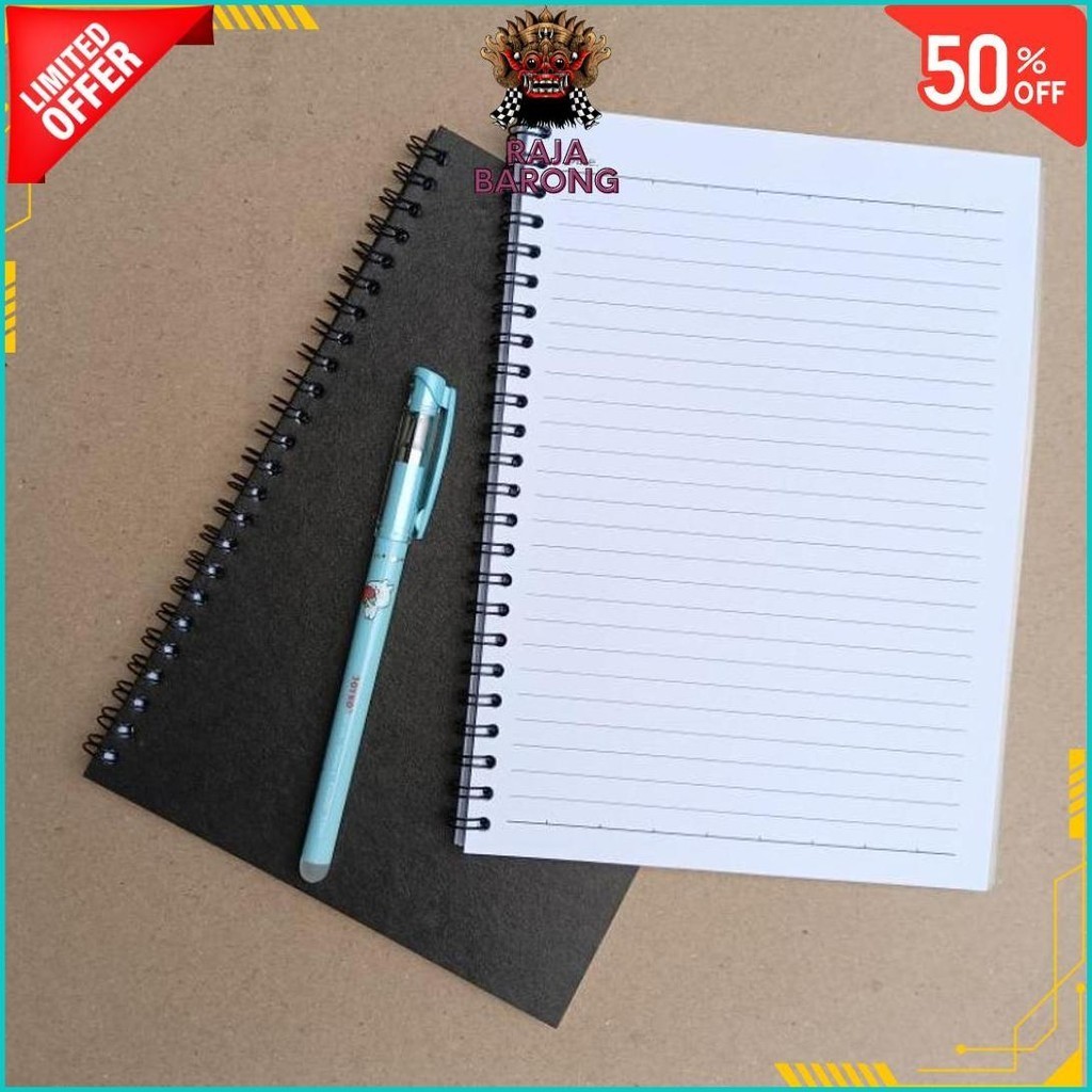 

NOTEBOOK/JUNOTEBOOK/JURNAL HVS GRID/KOTAK2#DOTTED/TITIK2 #BLANK/POLOS GRATIS ONGKIR