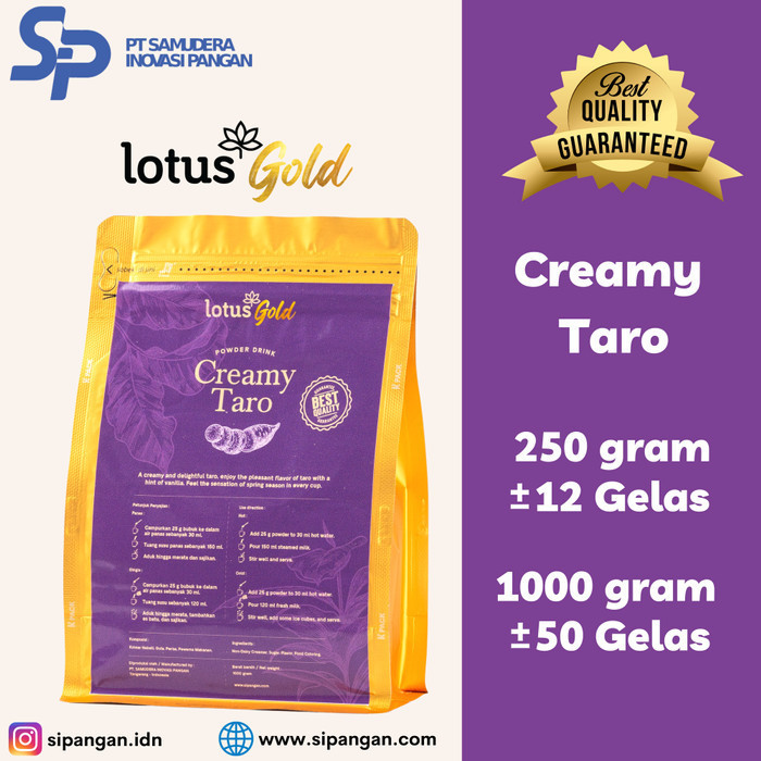 

Lotus Creamy Taro Powder - Bubuk Numan Rasa Taro