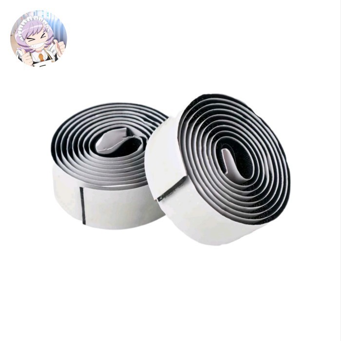 

] Lakban velcro hook isolasi perekat double tape lakban velcro serbaguna