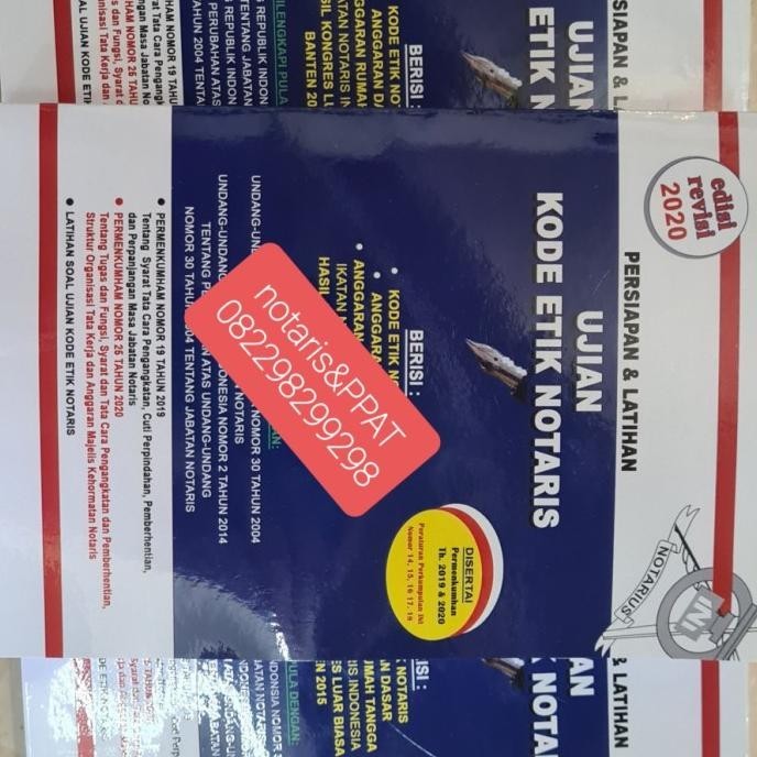 [Baru] Ujian Kode Etik Notaris /Uken
