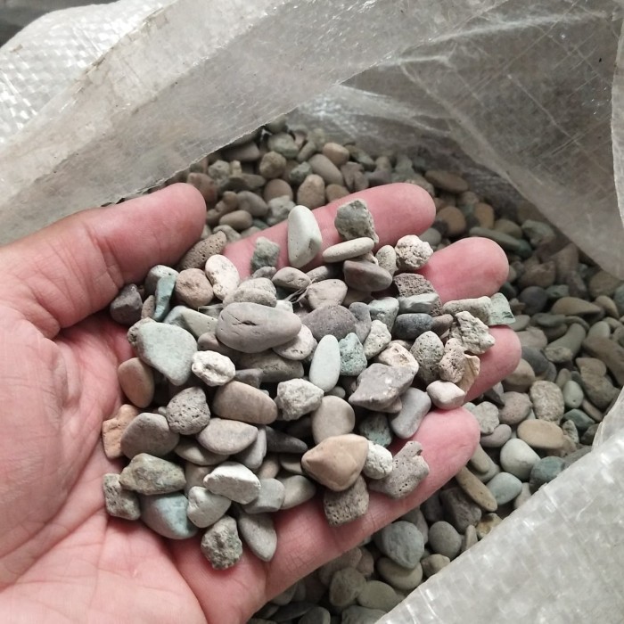 Batu Koral Hijau / Batu Taman / Batu Hias 20Kg Perkarung1 Karung