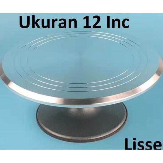 [Ready] Cake Turn Table 12Inch Dekorasi Meja Putar Non Slip Decorating Kue Ss